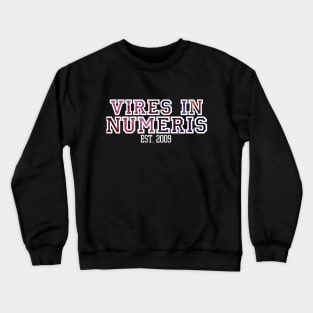 Space Galaxy Vires in Numeris Cryptocurrency Crewneck Sweatshirt